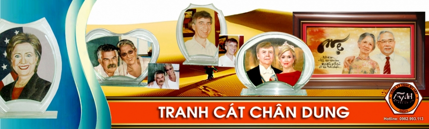 Tranh Cát Chân Dung