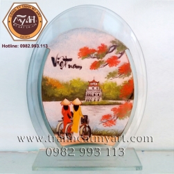 Tranh cát Phong Cảnh HỒ GƯƠM - PCON3013