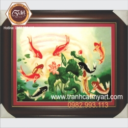 Làm Tranh Cát Cá Chép - TT3034