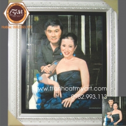 Tranh Cát Chân Dung - CDT3009