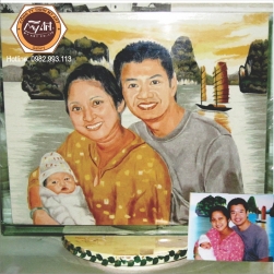 Tranh Cát Chân Dung - CDT3141