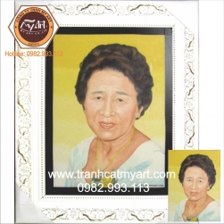 Tranh Cát Chân Dung - CDT3138