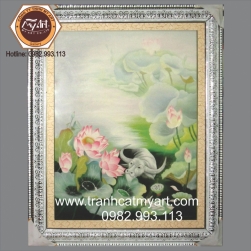 Tranh Cát Đồng Quê Việt Nam - PCT3022