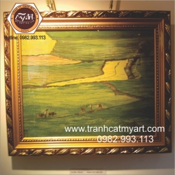 Tranh Cát Đồng Quê Việt Nam - PCT3021