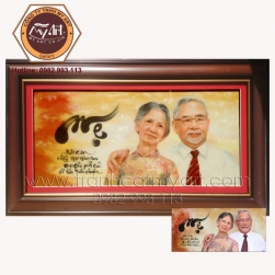 Tranh Cát Chân Dung - CDT3002
