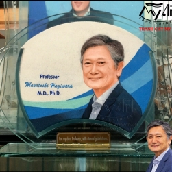 Tác Phẩm Tranh cát tri ân Giáo sư - Món quà ý nghĩa được chế tác từ NGHỆ THUẬT TRANH CÁT - GS.TS.BS. MASATOSHI HAGIWARA - Trường Cao học Y khoa Đại học Kyoto, Nhật Bản
