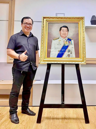 Tranh Cát My Art thực hiện tranh cát chân dung: TỶ PHÚ THÁI LAN - Dhanin Chearavanont